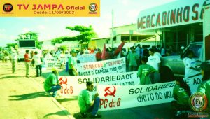 "Grito do Valentina" Registro fotográfico histórico do movimento comunitário grito do valentina em outubro de 2003