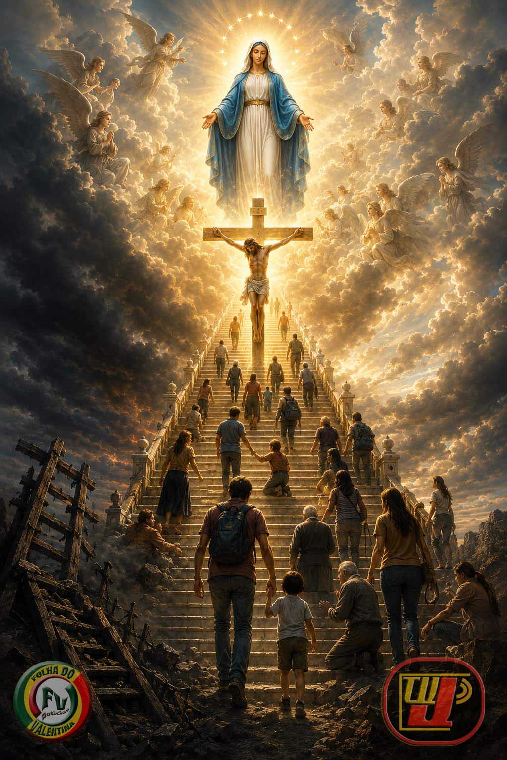 A Escada para o Céu e a Intercessão de Maria A Escada para o Céu e a Intercessão de Maria - Assunção da Virgem Maria