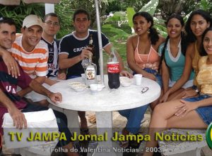Aniversário de Robson Feitosa em 2006 Amigos ao Redor da Mesa -