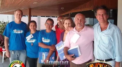 Grupo de participantes reunido na Confecom-JP 2009 em João Pessoa