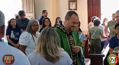 Missa Paróquia NSra Aarecida Valentina - TV JAMPA Oficial - Petrucio Prado 3